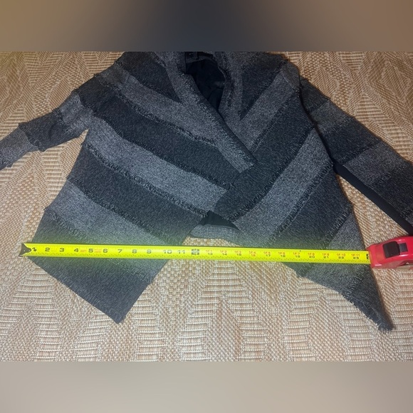 BCBGMAXAZRIA Women's Aubree Open Blazer Jacket/Coat,Fringe,Stripes,Size S,NWOT - Picture 8 of 11